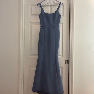 Bella Bridesmaids Amsale Bentley Gown | GB103A | Color: Dusk | Material: Faille